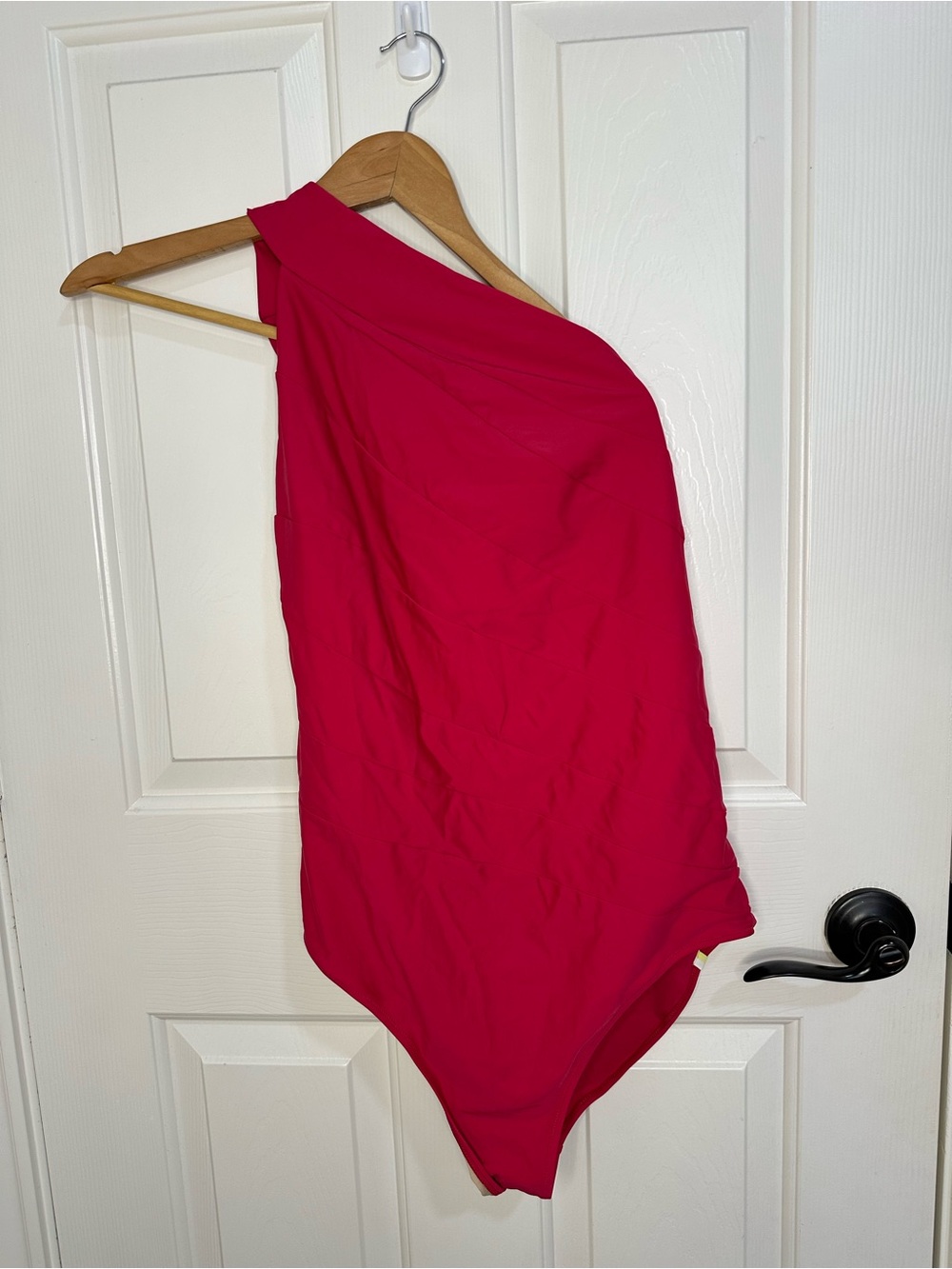 Summersalt Berry Hot Pink Red The Sidestroke One Piece Swimsuit Sz 12 Beach Pool - Picture 6 of 11